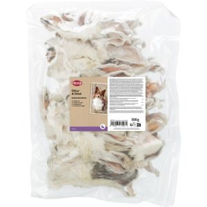 Trixie Dried Rabbit Ear with Fur