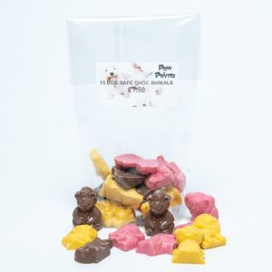 Paw Prints assorted chocolate animals