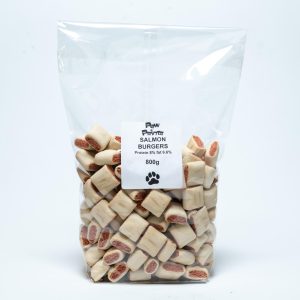 Paw Prints Salmon Burgers