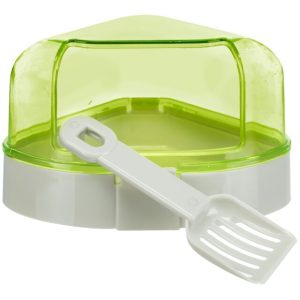 Trixie Corner Toilet with Roof