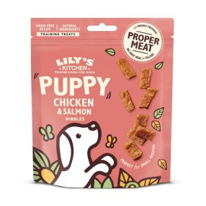 Lilys Kitchen Puppy Chicken & Salmon Nibbles