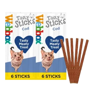 Webbox Tasty Sticks with Cod