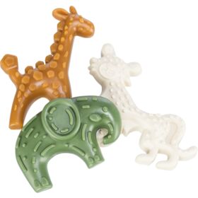 3 Veggie Safari Dental Dog Chew Treats