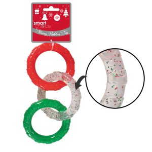 Christmas 3 Rubber Ring Dental Toys