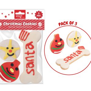 3 Christmas Decorated Cookies