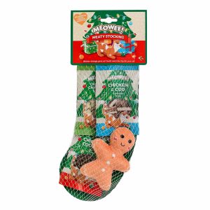 Meowee Real Meat Christmas Cat Stocking