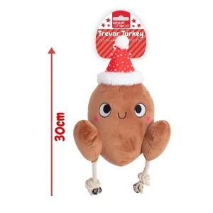 Large Christmas Trevor Turkey Dog Toy