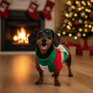Christmas Present Dog Jumper - Medium