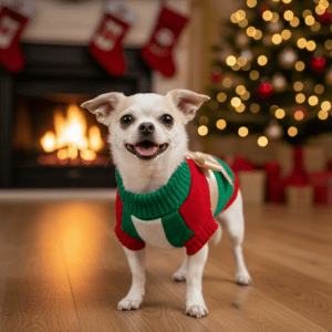 Christmas Present Dog Jumper - Small