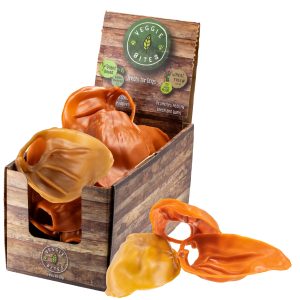 4 X Veggie Ears Plant Based dog chew