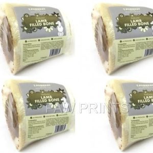 4 X Natural Filled Marrow Bone - Lamb