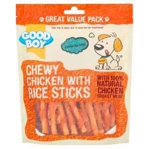 Good Boy Chewy Chicken with Rice Sticks